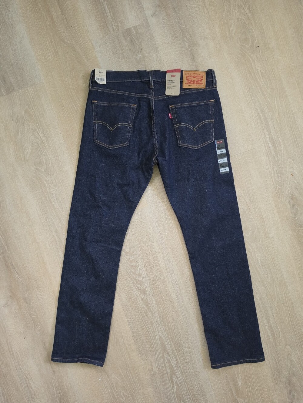 NWT Levis 513 Selveged Jeans Size 34x32